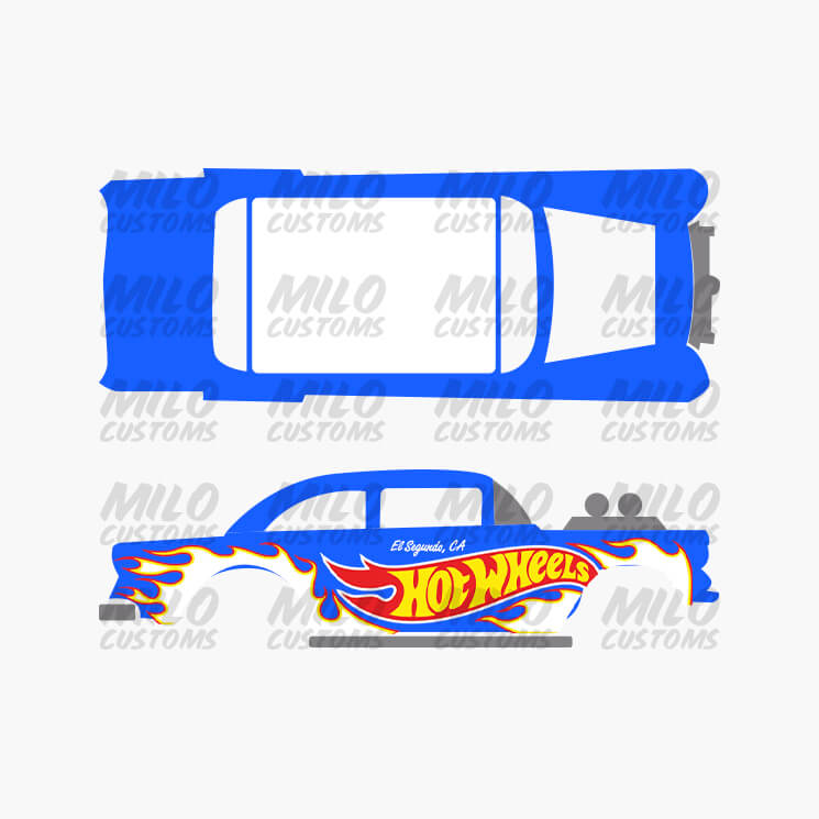 Gasser Display Case Hot Wheels Decals | Decals Milo